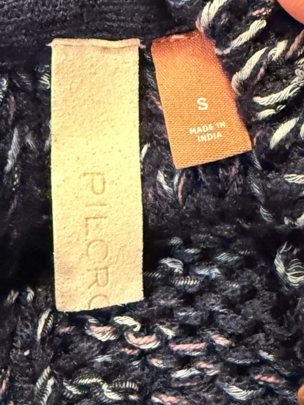 Anthropologie Pilcro Marled Henley Sweater Small
